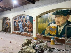 Công trình vẽ tranh tường nhà hàng Beer - TT 51