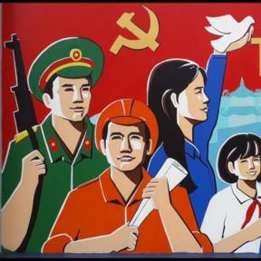 Vẽ tranh tường cổ động