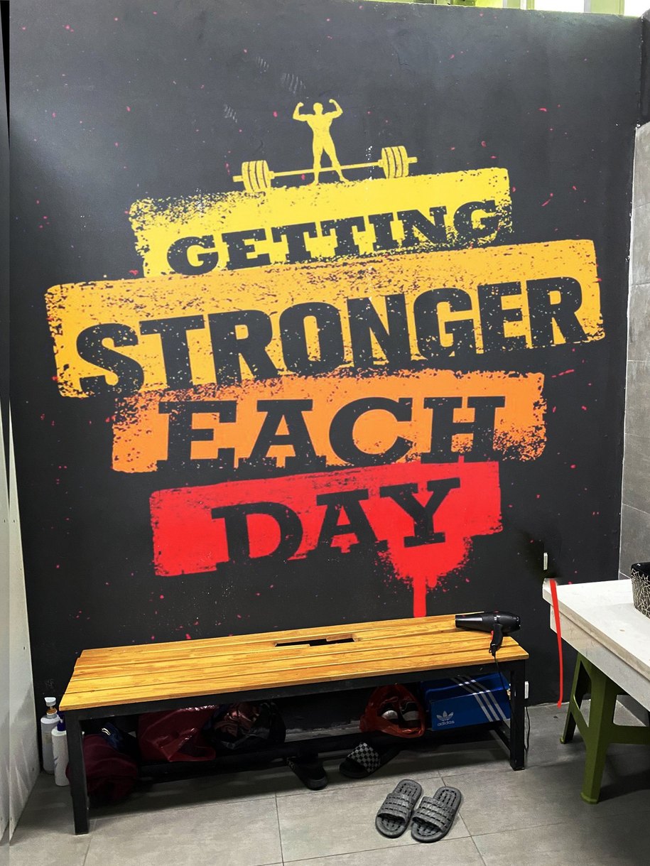 Một số mẫu tranh tường phòng Gym