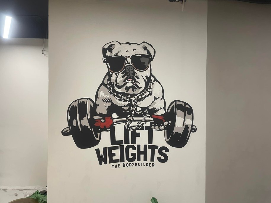 Một số mẫu tranh tường phòng Gym