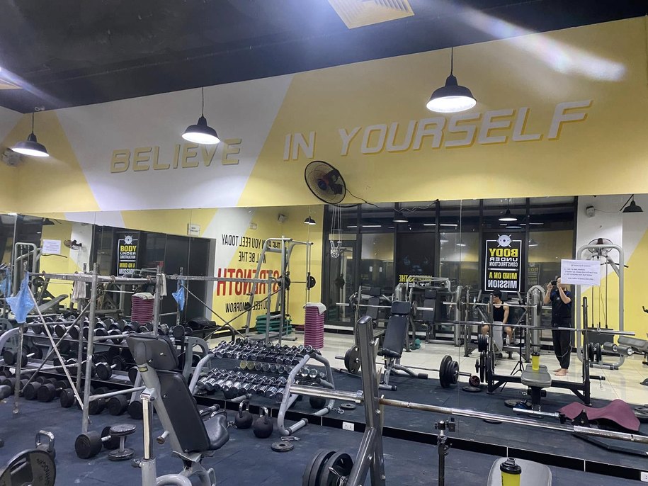 Một số mẫu tranh tường phòng Gym