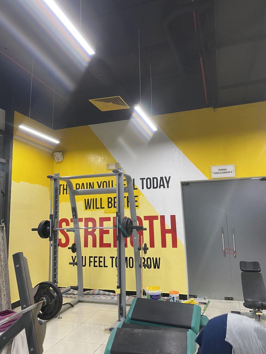 Một số mẫu tranh tường phòng Gym