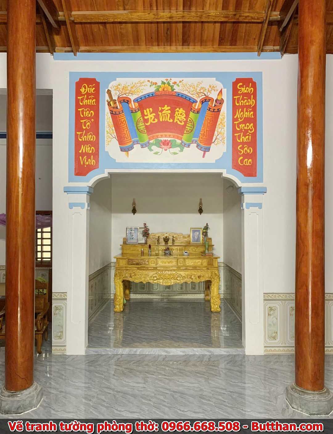 Bút Thần – thương hiệu chuyên vẽ tranh tường nghệ thuật và tâm linh tại Việt Nam.