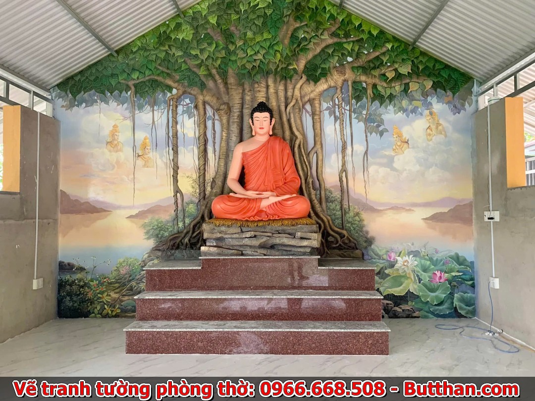 Tranh tường phòng thờ không giống bất kỳ dòng tranh nào khác. Ngoài kỹ thuật, người vẽ cần có hiểu biết sâu sắc về tâm linh, thẩm mỹ cổ truyền, và đặc biệt là đạo đức nghề nghiệp.