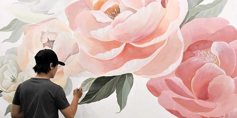 Xu hướng tranh tường ưu tiên sử dụng gam màu pastel