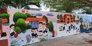Vẽ Tranh Tường Trường THCS – Tạo Không Gian Học Tập Sáng Tạo